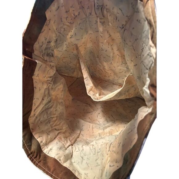 Handmade Tote Bag antique style world map with drawstring closure quality! - Picture 4 of 10